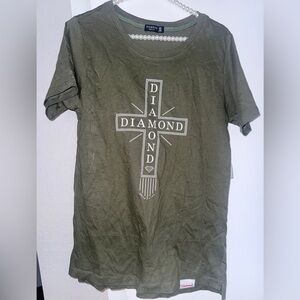 Diamond Supply Co. Olive Green Short Sleeve Tee